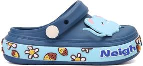 img 2 attached to XIANV Classic Cartoon Graphic Numeric_12_Point_5 Boys' Shoes in Clogs & Mules