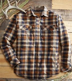 img 2 attached to Venado Sleeved Brushed Flannel X Large Men's Clothing: Supreme Comfort and Style