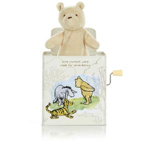 img 4 attached to 🧸 Magical Musical Toy for Babies: Disney Baby Classic Winnie The Pooh Jack-in-The-Box