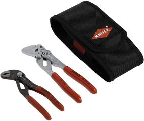 img 3 attached to 🔧 Knipex Tools 00 20 72 V01 Mini Pliers in Belt Pouch - Convenient Red 2-Piece Set