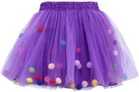 img 2 attached to 👗 Meeyou Little Girls Layers Skirt: Stylish and Comfortable Girls' Clothing