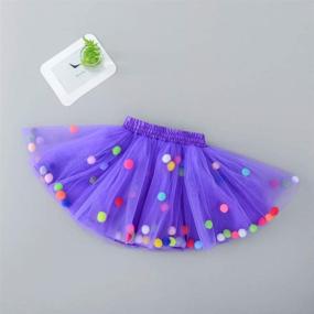 img 1 attached to 👗 Meeyou Little Girls Layers Skirt: Stylish and Comfortable Girls' Clothing