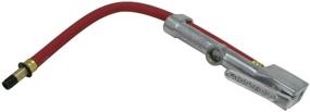 img 1 attached to 🚗 Milton S-504 Analog Tire Inflator with Pressure Gauge, 15" Hose Straight Head Air Chuck (Made In USA) - Optimal Range: 10-160 PSI