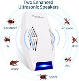 img 3 attached to 🐭 2021 Ultrasonic Pest Repeller 2 Pack: Effective Electronic Pest Repellent for Indoor Use - Safe for Humans & Pets, Control Mosquitoes, Roaches, Fleas, Mice, Spiders, Ants (White)