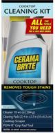 🧽 effective cerama bryte cooktop cleaning kit: 10oz cleaner, 2 pads, scraper & more logo