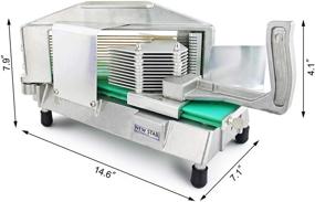 img 2 attached to Commercial Tomato Slicer - New Star Foodservice 39702, 3/16-Inch Blade