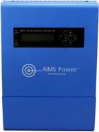 🌞 aims power scc40amppt 40 amp mppt solar charge controller for 12, 24, 36, and 48 volt solar systems; advanced 4 stage charging; battery type selector; stackable design; enhanced over temperature protection logo