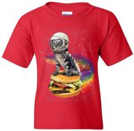 flying rainbow t shirt astronaut tee boys' clothing for tops, tees & shirts logo