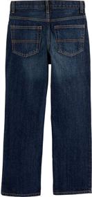 img 1 attached to 👖 Stylish Toddler Classic Jeans - Natural Indigo Boys' Clothing: Comfortable and Trendy