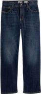 👖 stylish toddler classic jeans - natural indigo boys' clothing: comfortable and trendy logo