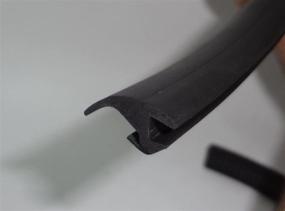 img 1 attached to 🚗 5-Foot (1.55 Meter) Rubber Seal for Car Windshield, Truck, and Van Glass