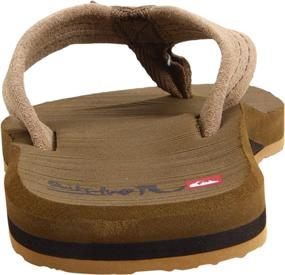 img 2 attached to Quiksilver CARVER SUEDE Flip Flop: Trendy Toddler Boys' Shoes and Sandals