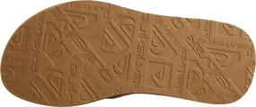 img 1 attached to Quiksilver CARVER SUEDE Flip Flop: Trendy Toddler Boys' Shoes and Sandals