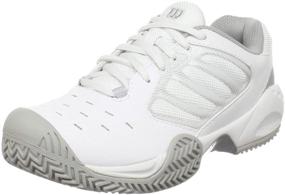 img 4 attached to 🎾 Stylish and Supportive: Wilson Tour Vision Tennis Silver Girls' Shoes - Ideal for Athletic Performance