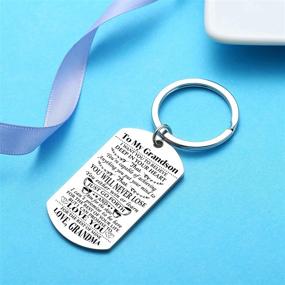 img 2 attached to 🎓 Personalized Keychain for Grandson or Granddaughter Graduation - Boys' Jewelry