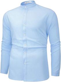 img 2 attached to AUDATE Cotton Button Shirts Regular