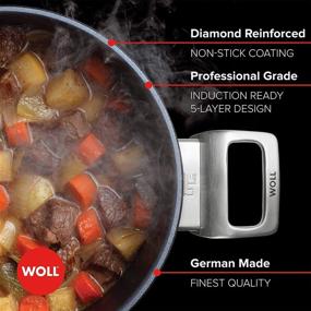 img 2 attached to 🍳 Набор посуды Woll Diamond Lite Pro Induction (10 предметов)