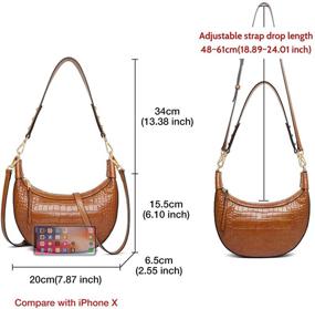 img 3 attached to Crossbody Handbags Adjustable Shoulder Messenger Women's Handbags & Wallets