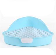 🐇 rubyhome triangle potty trainer corner litter bedding box: ideal for baby rabbit, chinchillas, small guinea pigs, ferret, galesaur logo