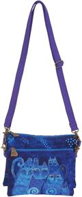 img 1 attached to 👜 Stylish Women's Laurel Burch Indigo Cat Crossbody: Perfect Blend of Fashion and Function