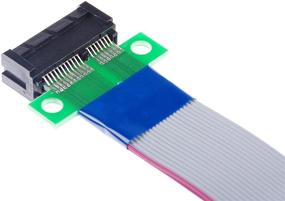 img 3 attached to 🔌 KNACRO 36Pin PCI-E 1x Riser Card PCI-E Extension Cable - Идеально подходит для серверов 1U и 2U