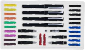 img 3 attached to U.S. Art Supply 35 Piece Calligraphy Pen Writing Set: Interchangeable Nibs, Paper Pad & Instructions for Beginners