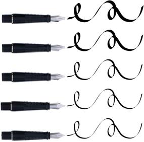 img 1 attached to U.S. Art Supply 35 Piece Calligraphy Pen Writing Set: Interchangeable Nibs, Paper Pad & Instructions for Beginners