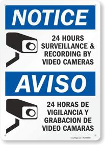 img 4 attached to 🔒 Bilingual SmartSign Aluminum: Enhancing Security with Notice Surveillance