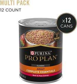 img 3 attached to 🐶 Purina Pro Plan Grain Free Pate Wet Dog Food, SAVOR Beef & Peas Entree - 12 Cans (13 oz.)