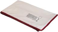 🧽 set of 4 riedel crystal white microfiber cleaning cloth wipes logo