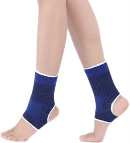 img 4 attached to 👣 Luwint Kid Compression Ankle Brace: Optimal Support and Protection for Active Kids