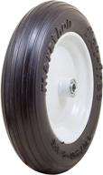 🚫 marathon 3.50/2.50-8" flat free tire on wheel with 3" hub and 5/8" bearings - no more flat tires! logo