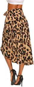 img 2 attached to 🐆 Leopard Cover Skirts Swimwear: Brighten Up Your Summer Wardrobe with This Yellow Women's Clothing