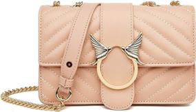 img 4 attached to Fashion Shoulder Genuine Leather Crossbody Women's Handbags & Wallets in Shoulder Bags