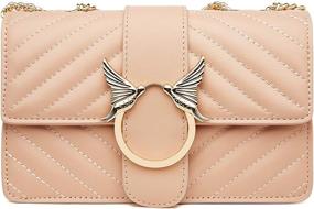 img 2 attached to Fashion Shoulder Genuine Leather Crossbody Women's Handbags & Wallets in Shoulder Bags