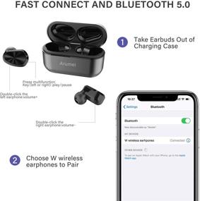 img 2 attached to Беспроводные водонепроницаемые наушники Arumei Bluetooth