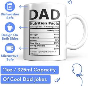 img 2 attached to 🎁 Dad Mug Christmas Gift from Daughter - Stocking Stuffer Ideas for the World's Best Dad - Unique Ceramic Cup for Fathers - Birthday Present & Christmas Gift for Dads