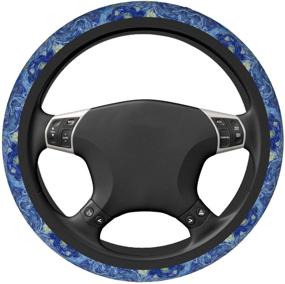 img 3 attached to Delerain Elasticity Accessories Protector Universal Interior Accessories for Steering Wheels & Accessories