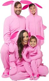 img 1 attached to 🎄 A Christmas Story Pink Bunny Union Suit - Deranged One Piece