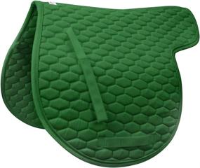 img 3 attached to 🐎 Premium Quilted Contour Saddle Pad by Derby Originals: Ideal All-Purpose English Riding Pad