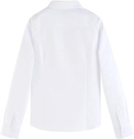 img 2 attached to Tommy Hilfiger Buttondown Uniform Clothes Girls' Clothing for Tops, Tees & Blouses