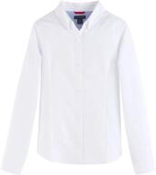 tommy hilfiger buttondown uniform clothes girls' clothing for tops, tees & blouses logo