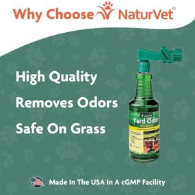 img 1 attached to NaturVet Yard Odor Eliminator: Eliminate Stool and Urine Odors from Lawn and Yard - Perfect for Grass, Plants, Patios, Gravel, Concrete & More!