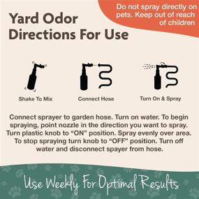 img 2 attached to NaturVet Yard Odor Eliminator: Eliminate Stool and Urine Odors from Lawn and Yard - Perfect for Grass, Plants, Patios, Gravel, Concrete & More!