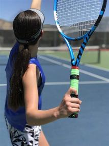 img 2 attached to 🎾 Tennis Grip Guide for Adults and Kids | Suitable for Advanced to Beginner Tennis Players | 3 Pack, Small