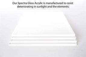 img 2 attached to 🔳 Spectra Glass Clear Acrylic Sheet - Cut to Nominal Sizes (12"x18", 3/16") - Impact Resistant - Perfect for DIY, Aquariums, Arts and Crafts, Window Replacement - Paper Masked on Both Sides