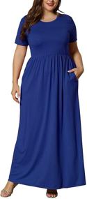 img 2 attached to KARALIN Women's Sleeve Dresses with 👗 Pockets - Clothing and Dresses for Women