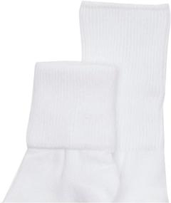 img 3 attached to Jefferies Socks Girls' School Uniform Seamless Socks - Set of 6 Pairs