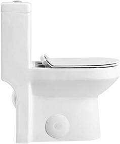 img 2 attached to Efficient and Modern: Fine Fixtures Dual Flush One Piece Toilet - A Complete Solution