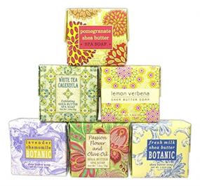 img 1 attached to 🧼 Set of 6 Greenwich Bay Trading Co. Soaps - 1.9oz Soaps with Refreshing Scents: Fresh Milk, Lemon Verbena, White Tea Calendula, Lavender Chamomile, Pomegranate Shea Butter, and Passion Flower and Olive Oil